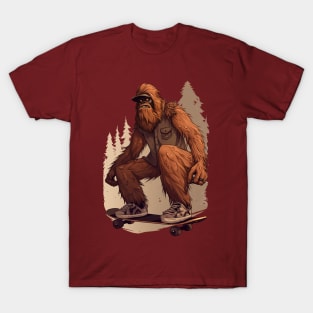 Sasquatch Skateboarding T-Shirt